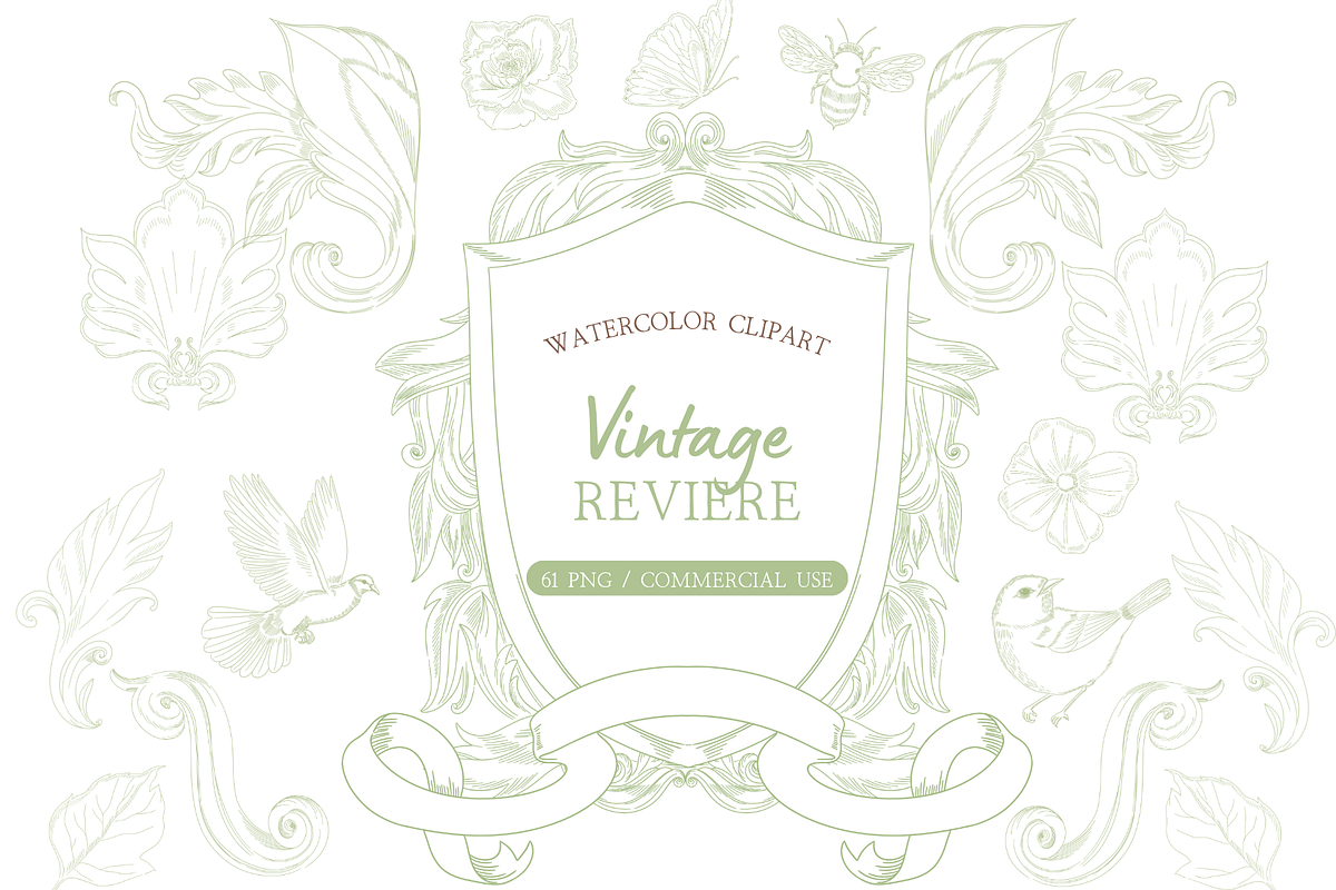 Vintage Reviere, an Illustration by MockupWizard (Photo 1 of 7)
