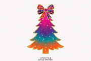 Glitter Brushstroke Christmas Tree, an Illustration by SinaCreation (Thumbnail 1 of 7)