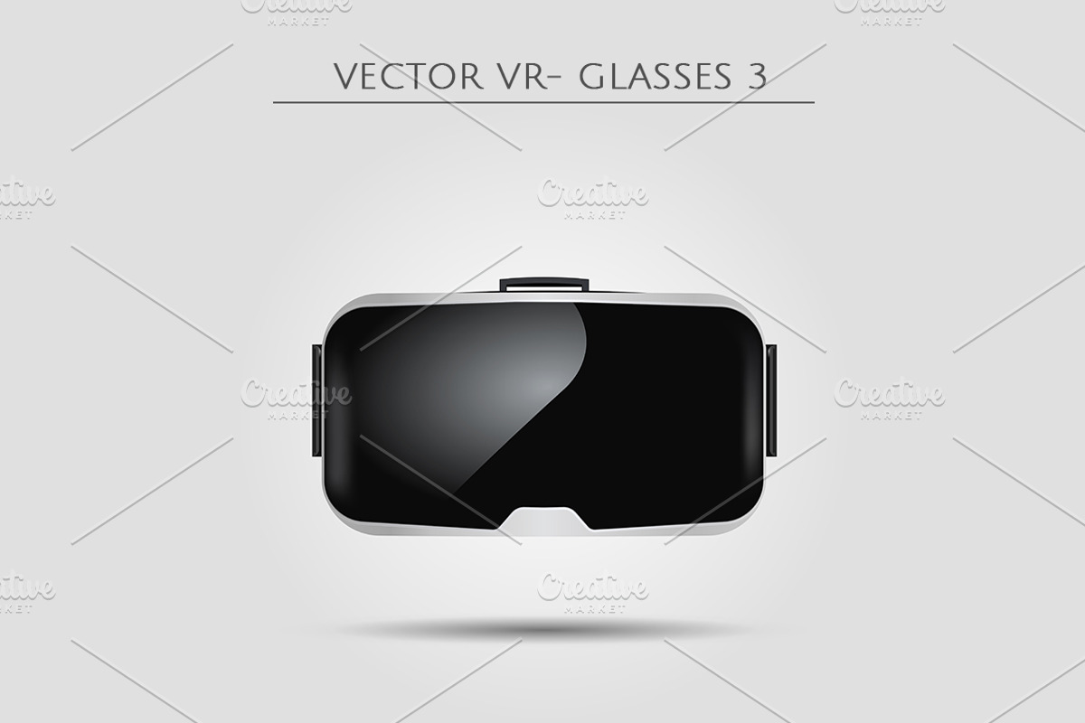 VR virtual reality glasses set, a Technology Illustration by Nikelser (Photo 4 of 9)