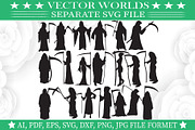Grim Reaper Woman Svg, Reaper Svg, an Object Graphic by VectorWorlds (Thumbnail 3 of 3)