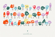 Shape Set - Cute Emotion 80 pieces, an Object Graphic by line & plane (Thumbnail 3 of 6)
