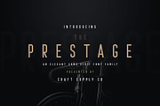 Prestage Font Family, a Sans Serif Font by Craft Supply Co. (Thumbnail 1 of 10)