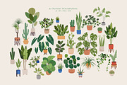 Home Plants | House Plants in Pots, a Decorative Illustration by Berentine.art (Thumbnail 7 of 16)