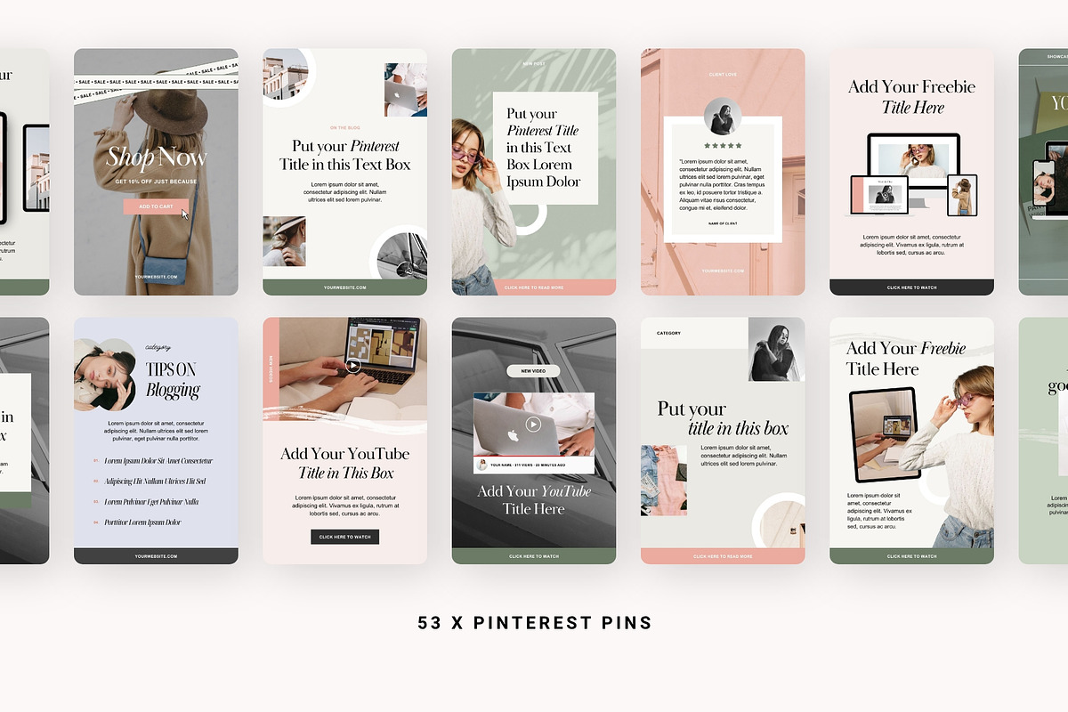 Victoria Social Media Templates, a Social Media Template by Big Cat Creative (Photo 6 of 6)