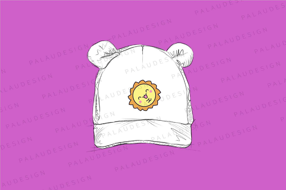 Cute kawaii sun, a Decorative Illustration by Palau (Photo 8 of 12)