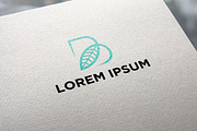 Letter B green leaf logo, a Branding & Logo Template by REDVY CREATIVE (Thumbnail 1 of 2)