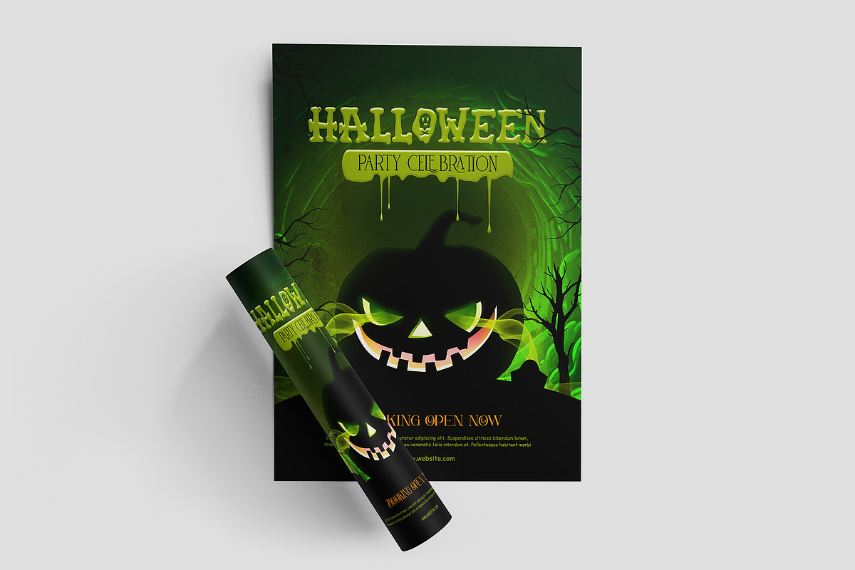Halloween Poster/Flyer Bundle Vol.2, a Poster Template by Black Spade Design (Photo 5 of 6)