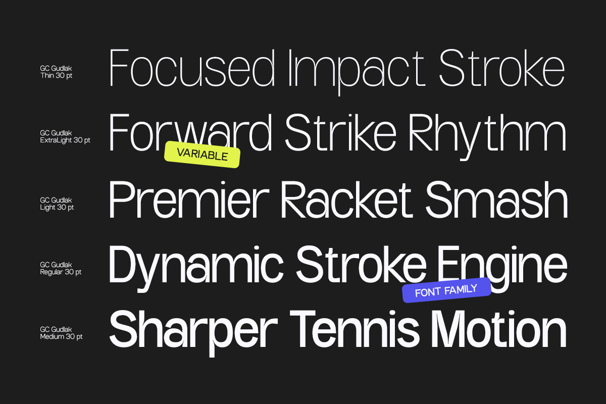 GC Gudlak - Modern Family Sans, a Sans Serif Font by Glyphonic (Photo 5 of 15)