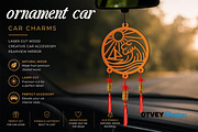 Beach Sunset Car Charms laser Cut, an Object Graphic by OTVEY DESIGN (Thumbnail 12 of 13)
