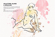 Splatter & Speckle Procreate Brushes, a Brush Add-On by Faber Co. (Thumbnail 5 of 6)
