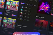 Nefthi - NFT Website UI Kit, an UI Kit Template by Moni Studio (Thumbnail 5 of 6)