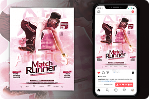 Athletics Sport Flyer, a Flyer Template by regalDRAW