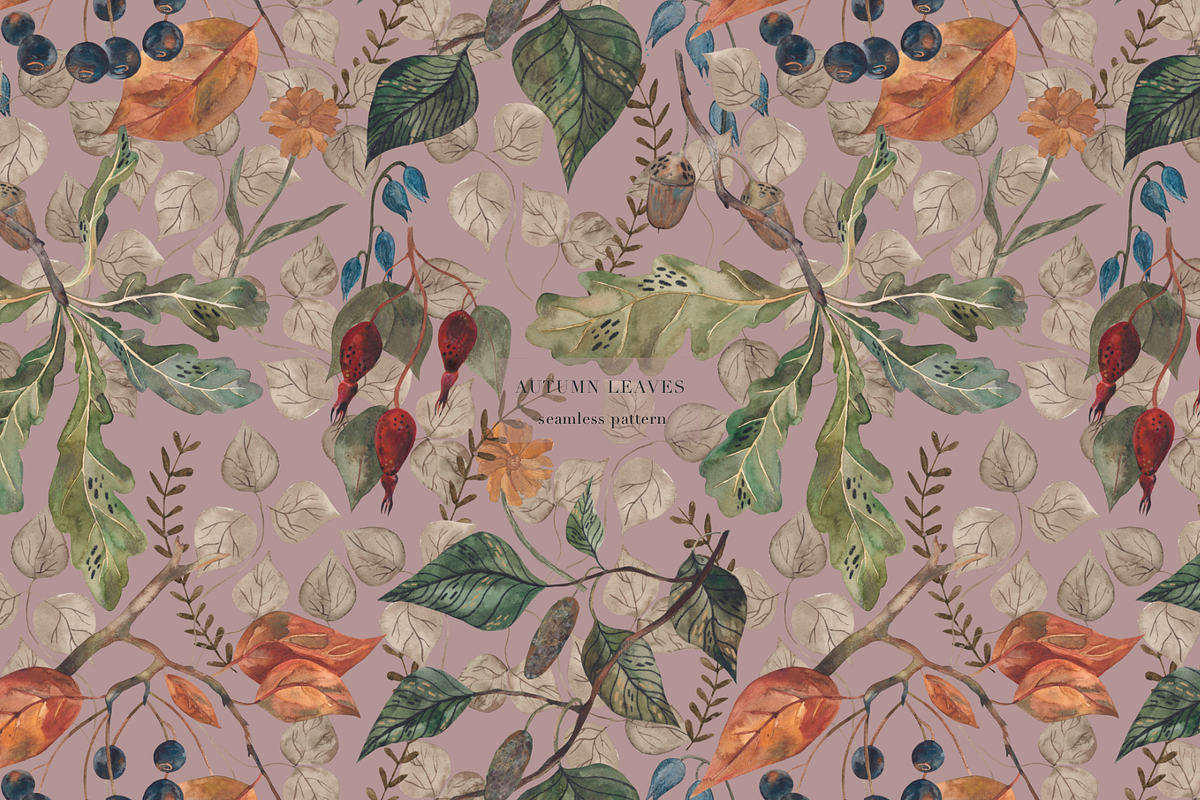 AUTUMN LEAVES, a Pattern Graphic by PASHKOVA (Photo 14 of 15)