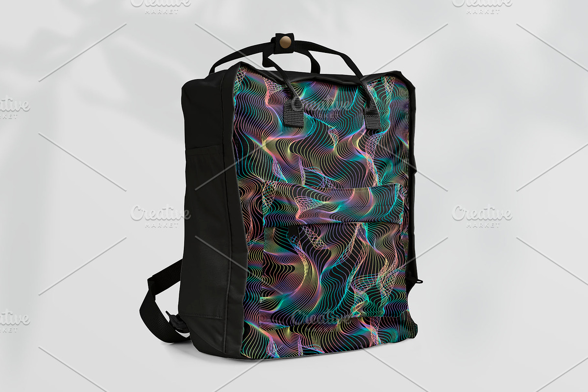 Holographic Waves, Seamless Pattern, a Pattern Graphic by Sveta Aho (Photo 5 of 6)