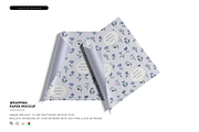Gift Wrapping Paper Mockup, a Packaging Mockup by Custom.scene (Thumbnail 1 of 2)