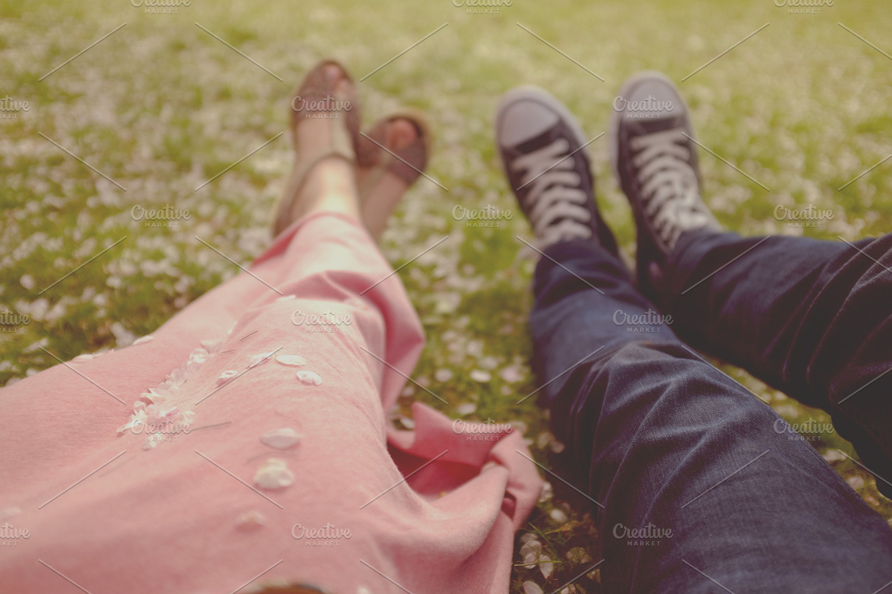 Under the cherry blossom tree
