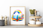 Vintage Flowers With Book, an Illustration by Wow Magic (Thumbnail 5 of 5)