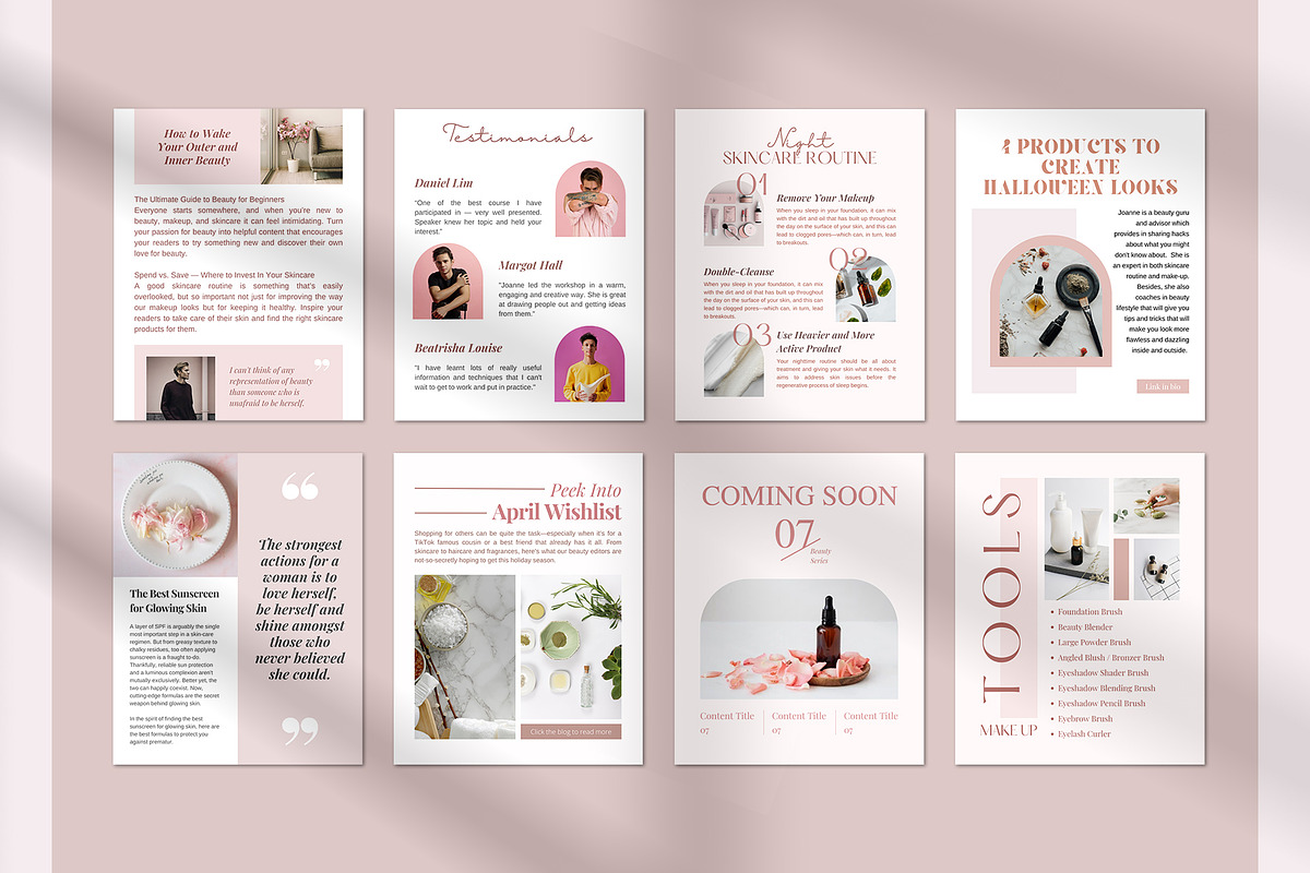 Instagram Beauty Series Creator, a Social Media Template by Analogi Studio