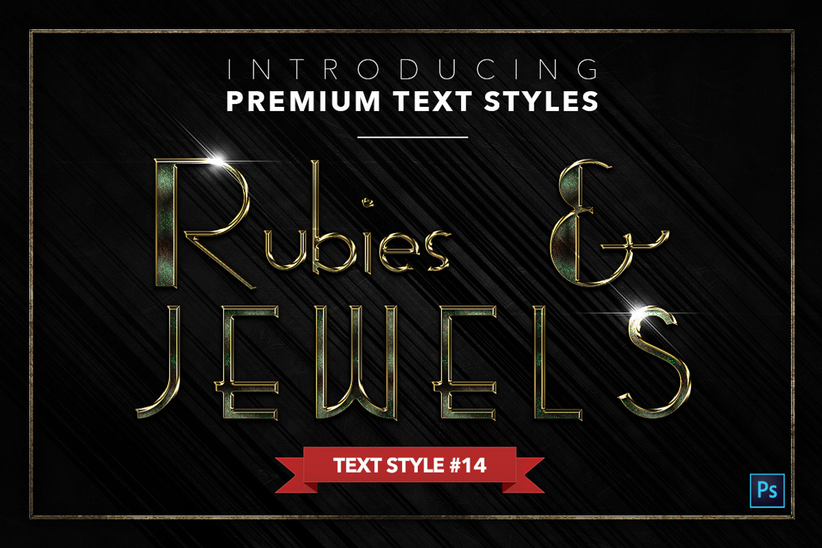 Rubies & Jewels #3 - 20 Text Styles, a Layer Style Add-On by Jonas Stensgaard (Photo 15 of 23)