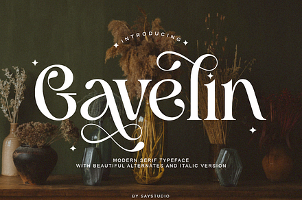 Gavelin - Luxury Serif Font