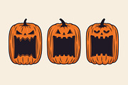 Halloween Pumpkins clipart, an Object Graphic by DenysHolovatiuk (Thumbnail 6 of 8)