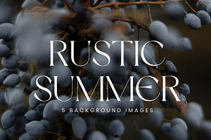 RUSTIC SUMMER (5 BACKGROUNDS)