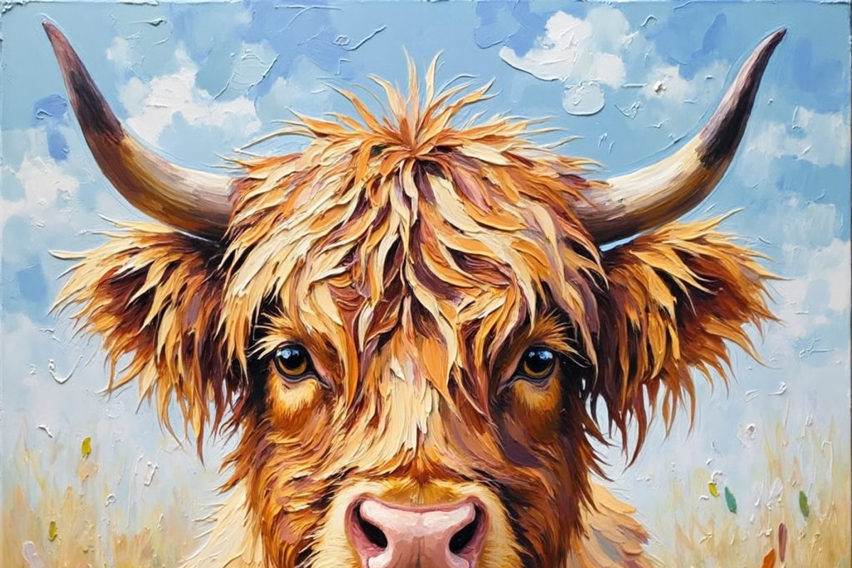 Highland Cows Bundle Set, an Animal Illustration by PLUM&FIGS (Photo 11 of 14)