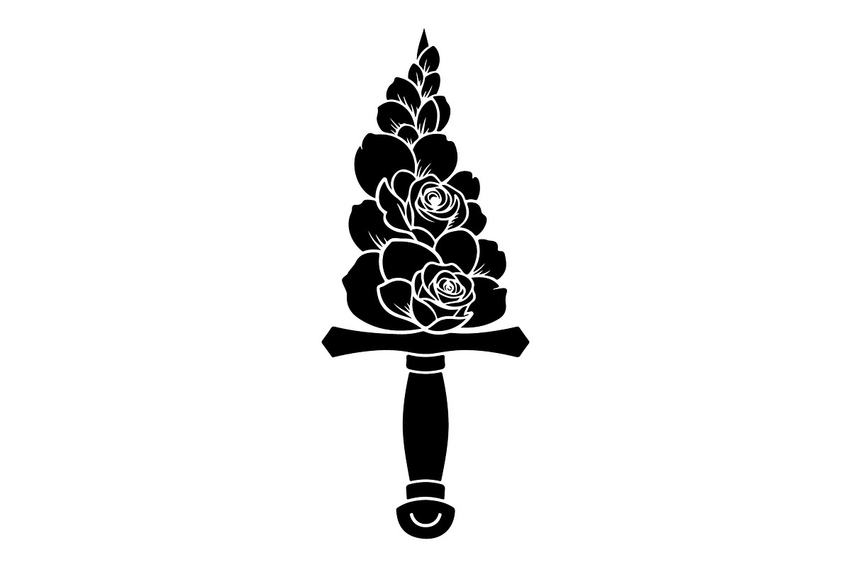 Ornamental Dagger Silhouette Bundle, an Object Illustration by Gaye Art (Photo 14 of 15)