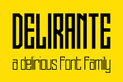 Delirante Font Family, a Font by Minhocossauro Emporium (Thumbnail 1 of 9)
