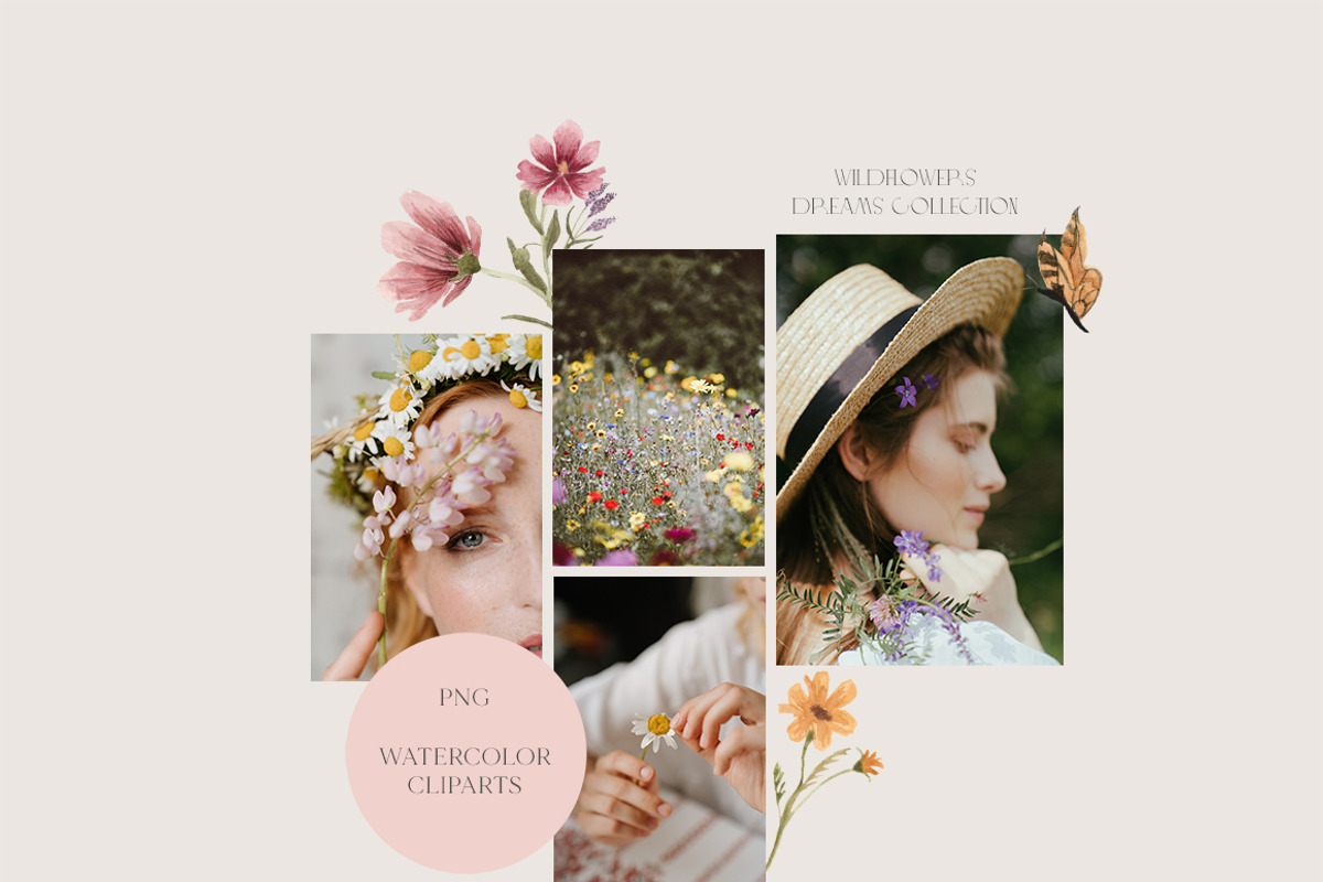 Wildflower Tiny Bright florals, a Decorative Illustration by Grace Noboa Illustrations (Photo 2 of 11)