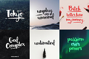 Memoire Brush Script + Extras, a Script Font by Design Assets (Thumbnail 3 of 7)