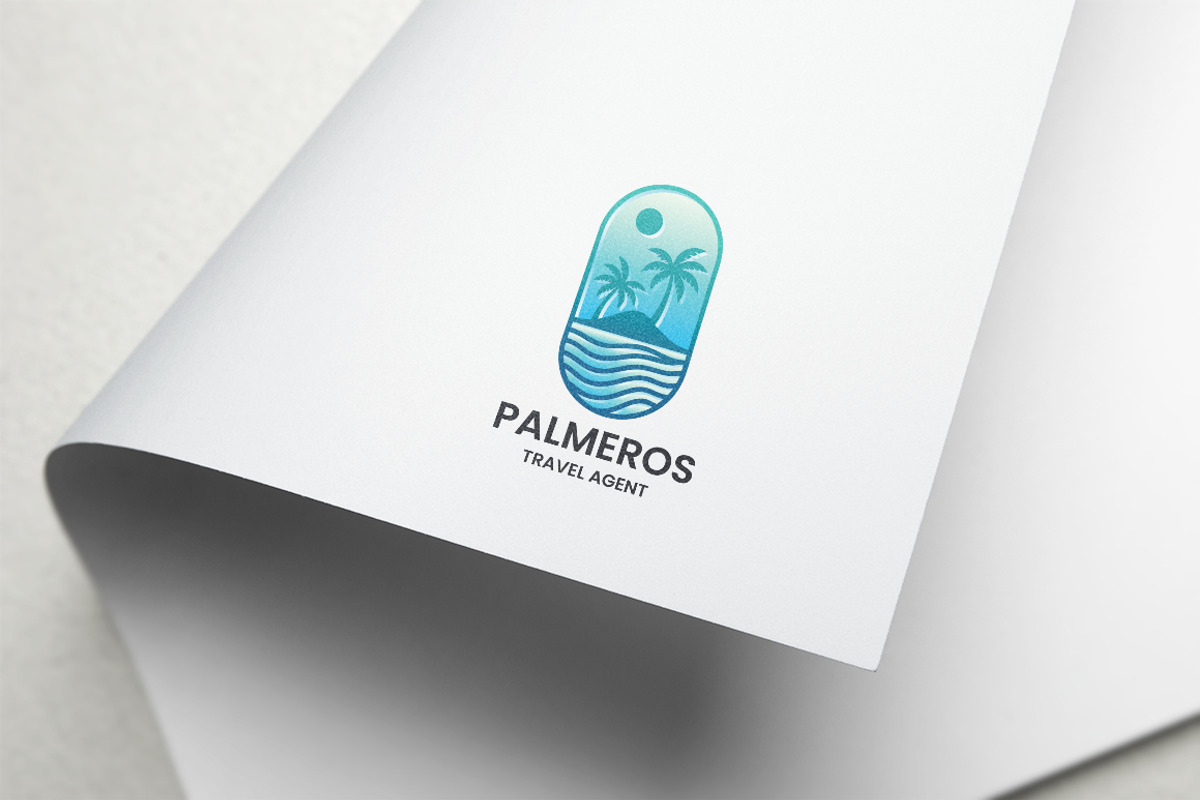 Tropical Island Paradise Logo, a Branding & Logo Template by Design_Planet (Photo 3 of 4)