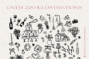 Romantic Wedding Graphics Sketch, a Decorative Illustration by Eldorado Design Co. (Thumbnail 2 of 8)