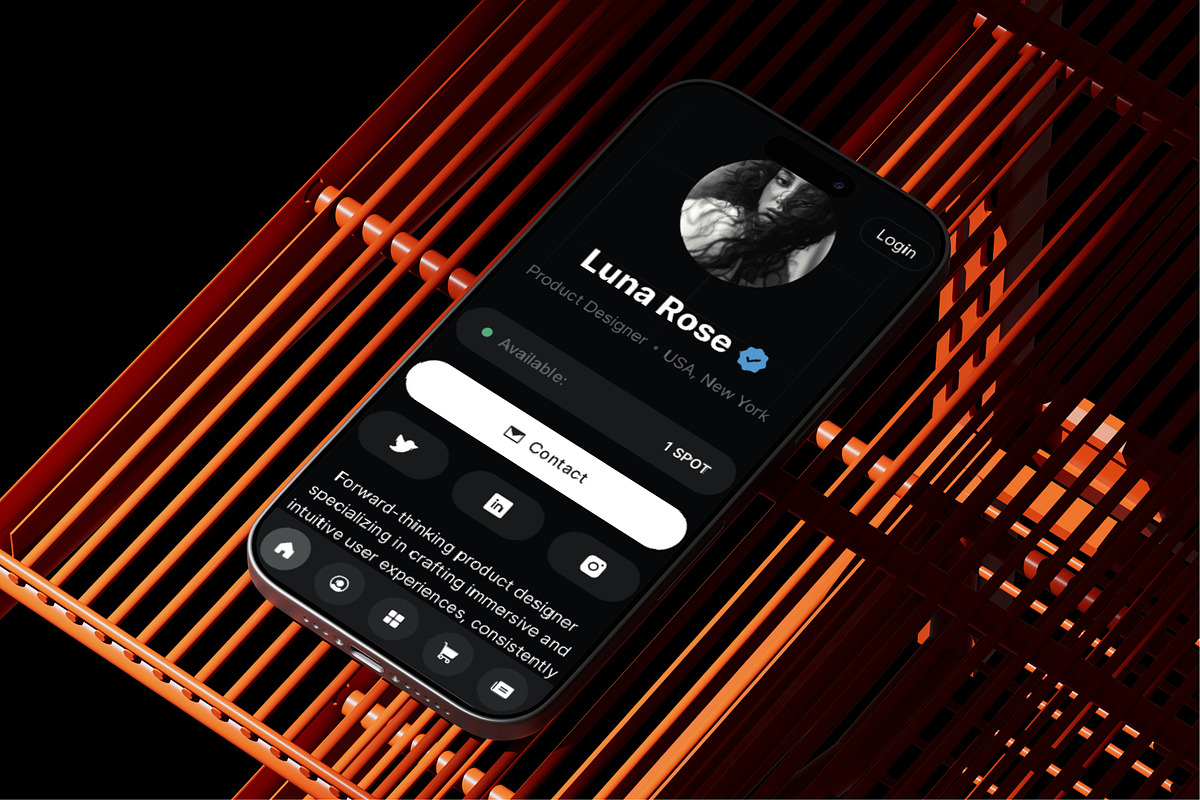 Estetiq — Personal Framer Template, a Landing Page Template by Slava Burian (Photo 5 of 5)