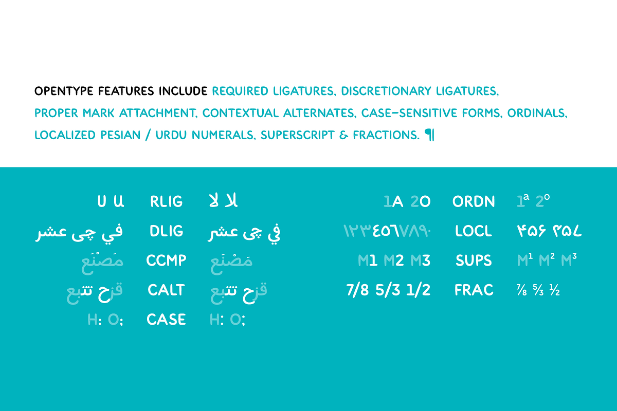 Fushar Arabic Holes | فشار عربي, a Font by FONT-Bud