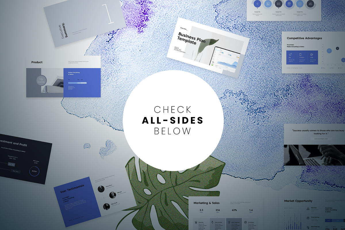 Business Plan PowerPoint Template, a Presentation Template by GoldenPixelStudio (Photo 6 of 29)