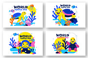 10 World Turtle Day Illustration, an Animal Illustration by denayunebgt (Thumbnail 2 of 4)