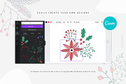 Christmas House Creator | svg png ai, a Seasonal Illustration by Olia (Thumbnail 6 of 28)