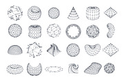 Cosmo - Vector geometric shapes, an Object Graphic by RDShop (Thumbnail 7 of 8)