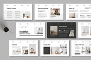 Interior Portfolio Presentation, a Presentation Template by MightyDesign (Thumbnail 1 of 8)