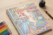 Magical Princess Coloring Book Vol38, a Person Illustration by ikarifq shop (Thumbnail 2 of 7)