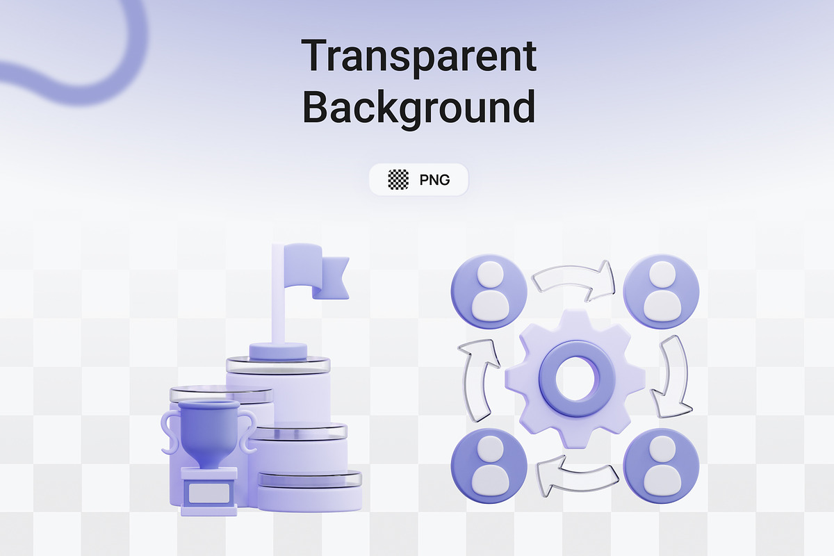 Modern Business Startup 3D Icon Pack, a 3D by graficonstuff (Photo 3 of 4)