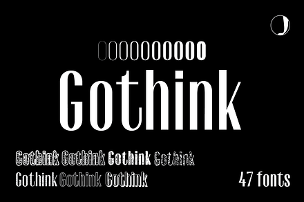 Gothink Serif Fonts