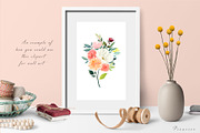 Watercolor Floral Set - Blossom, an Illustration by Pixavics (Thumbnail 4 of 11)