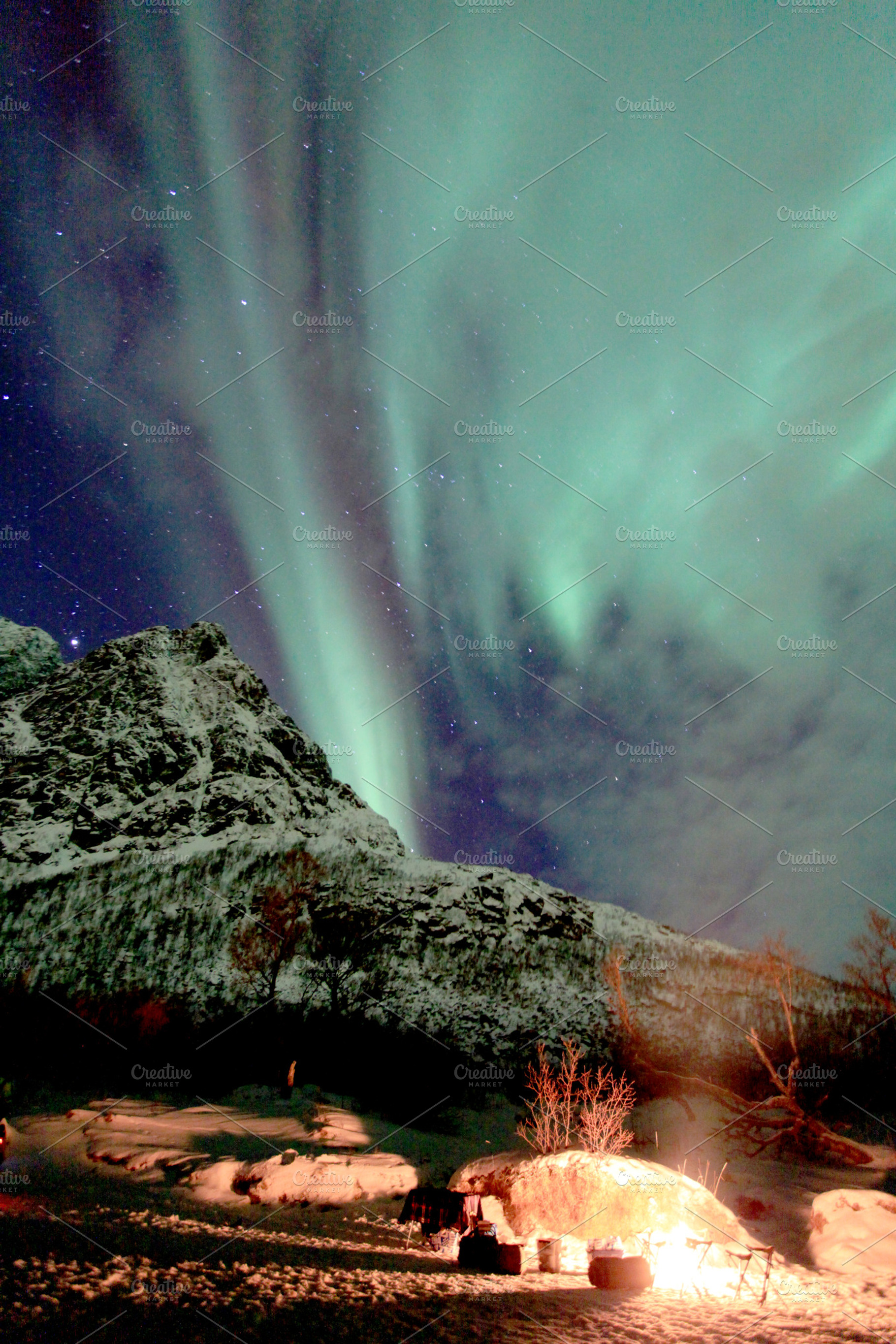 The Lights Featuring Northern Lights And Tromso