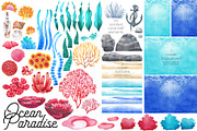 Ocean Paradise - watercolor mermaids, an Animal Illustration by Ekaterina Glazkova (Thumbnail 7 of 14)