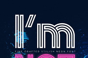 Nightlife Decorative Neon Font, a Handwritten Font by popskraft (Thumbnail 2 of 11)