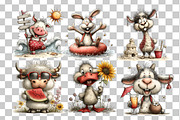 Beach Animals Watercolor Clipart Set, an Animal Illustration by Nicolle's Colorful Art (Thumbnail 5 of 10)