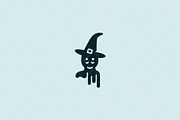 Halloween Witch Icon, a Seasonal Illustration by Vectorium Studio (Thumbnail 3 of 3)