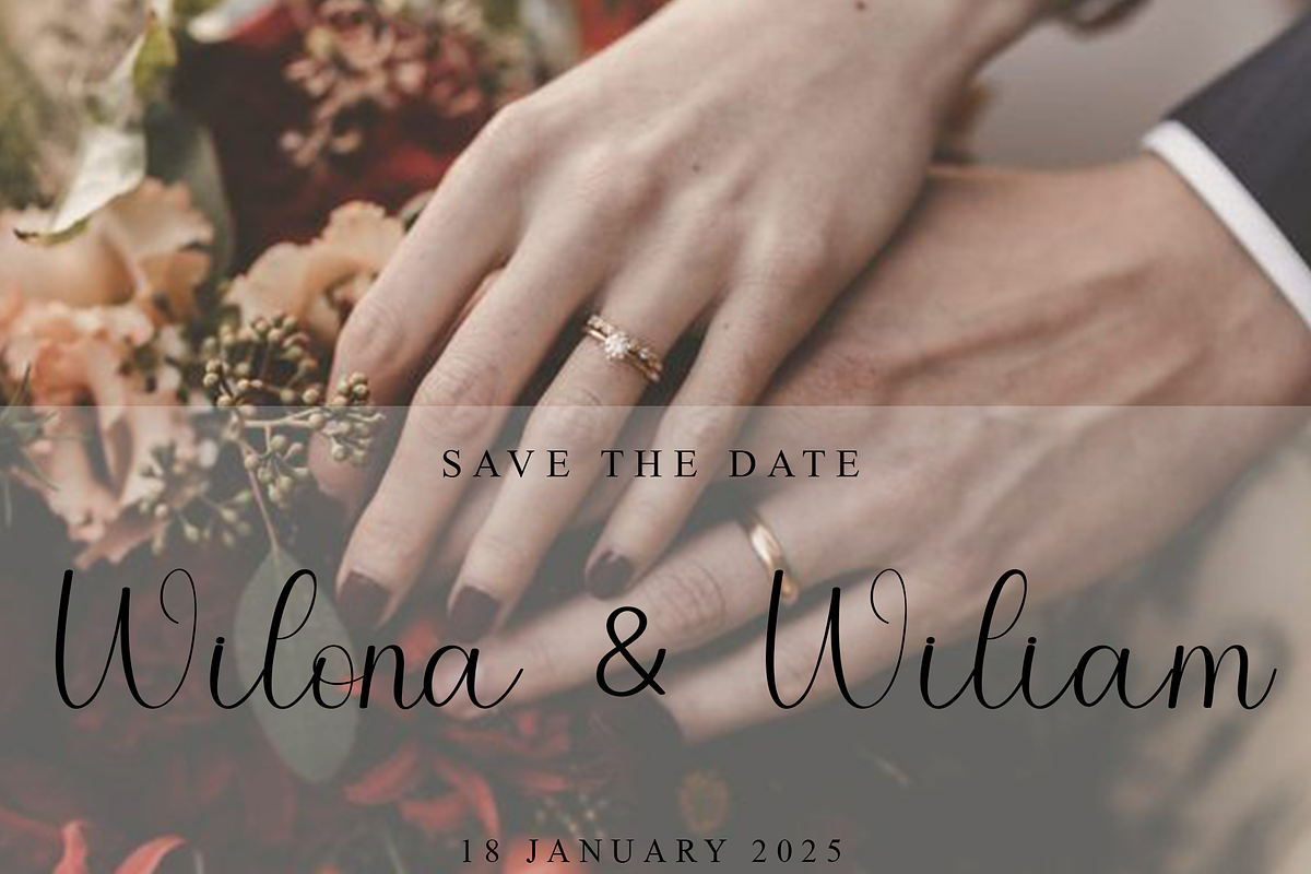 Rustic Wedding, a Handwritten Font by InermediaSTUDIO (Photo 3 of 8)